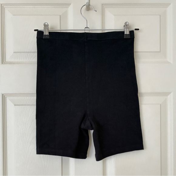 Spalding Stretch Cotton Bike Shorts Black Size Large - Picture 3 of 6